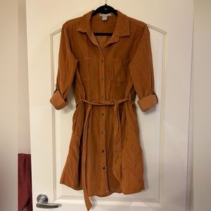 NWOT Lucky Brand Corduroy Dress